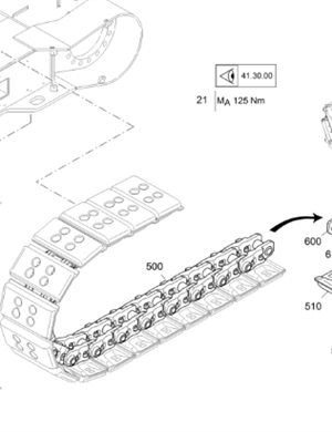 Vö Paver    Track Chain Assembly Part Number 2583021