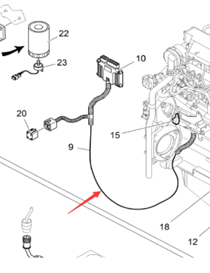 Vö Paver   Engine harness part number 2053458