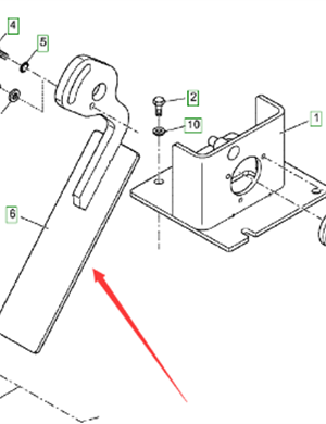 Vö Paver  Level control arm part number 2025078