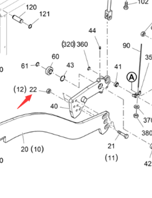 Vö   Paver   Fishplate fixing nut part number 2031903  