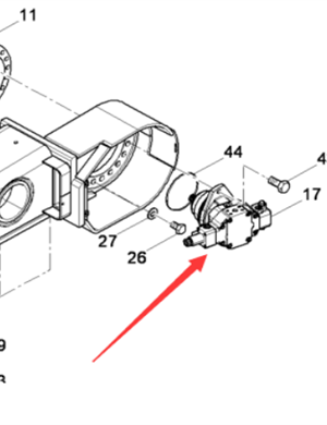 DYNAPAC paver accessory walking motor part number SD2550CS