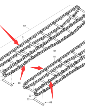 DYNAPAC scraper large chain part number 4812028518