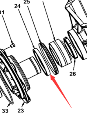 Roller accessories maintenance vibration oil seal part number 386272