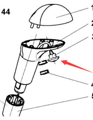 Roller accessory vibration switch part number 4812156560