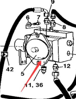 Roller accessories maintenance walking hydraulic pump part number 4700377293