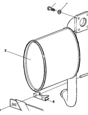 Roller accessories CC1000 roller silencer part number 4700387097