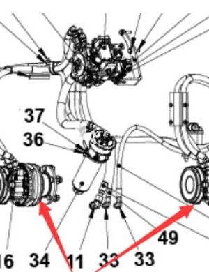 Walking motor part number 4812120558