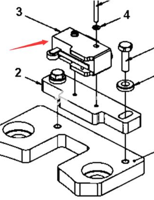 Micro switch part number 4700930046