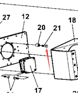 Tightening bolt part number 500082