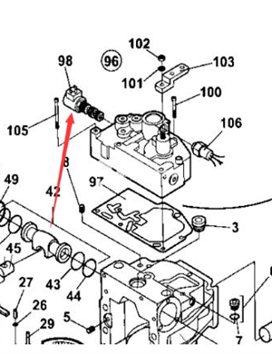  Brake solenoid valve part number 938252