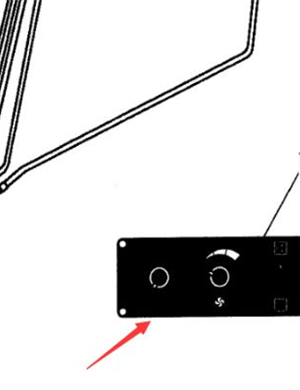 Air conditioning panel part number 4812271641