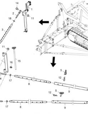 Pull rod bracket part number 4812028727