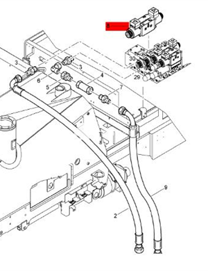  Electromagnetic valve assembly part number 963142320