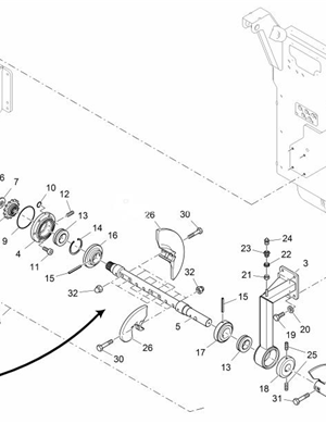  AUGER BLADE, LEFT SIDE	2003451