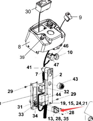 Part number 4700792091 of the fuse box