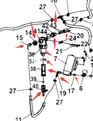 Sprinkler pump assembly part number 4812111325