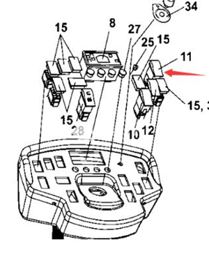  Sprinkler switch part number 4700791579