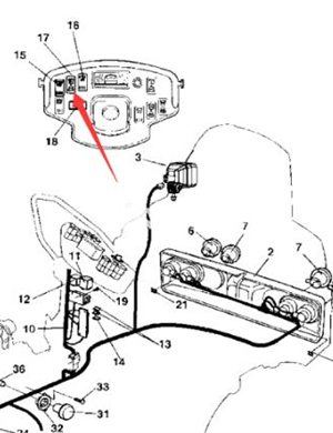 Driving light switch part number 4700791583