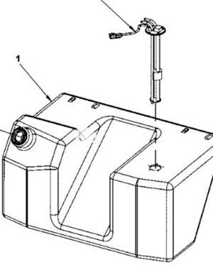 Diesel tank part number 4812113207