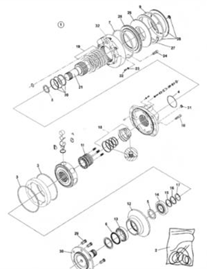 Walking motor part number 4700390742