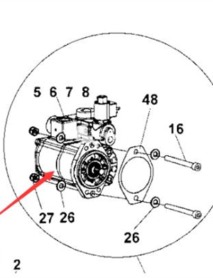  Vibration pump part number 4812112054