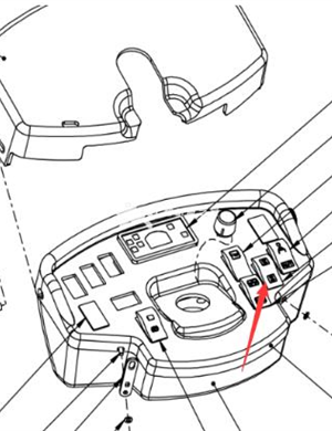 Vibration shutdown switch part number 4811000347