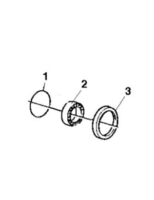 Steel wheel rotation repair kit part number 4700938893 