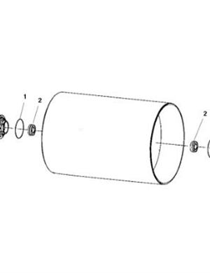  Steel wheel rotation repair kit part number 4700945903