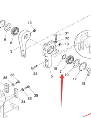 Rammer bearing part number D935011814