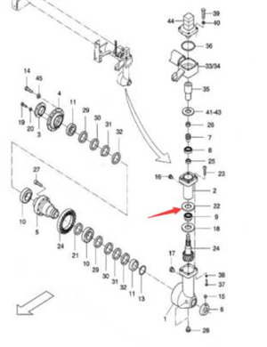 Bearing gasket part number D932101330