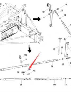 Pull rod pin part number D635170080