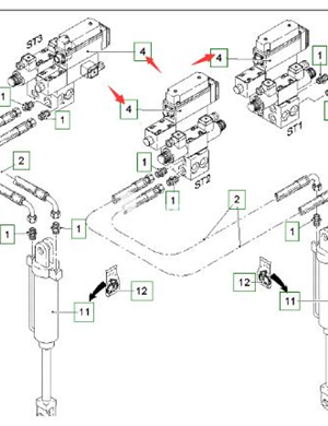 Hydraulic control valve part number 4812029125