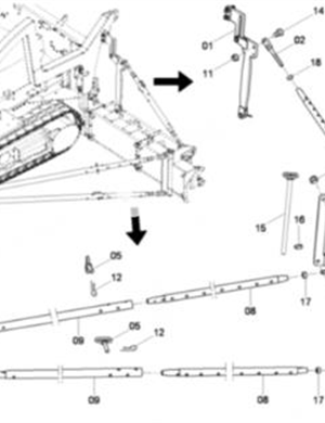  Pull rod adjustment screw part number D635170078 