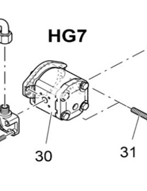  Oil replenishment gear pump part number 374995