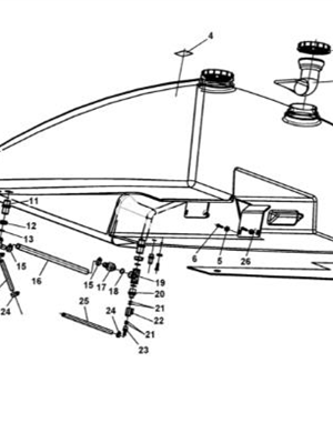 Sprinkler tank part number 4812266612