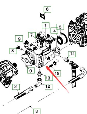 Hydraulic pump part number 4700395385