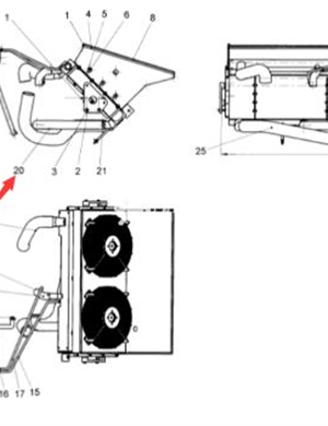 Engine drain pipe part number 4812269438 