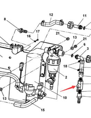 Sprinkler valve part number 4700925599