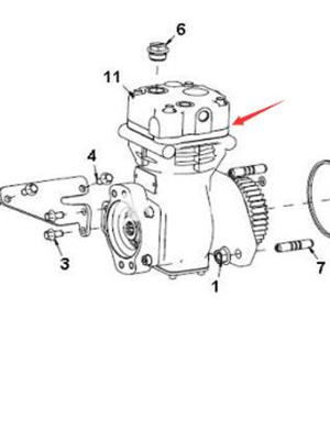  Air compressor part number 4812271613 