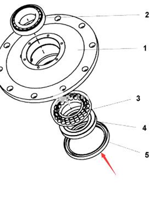 Hub oil seal part number 4812266377