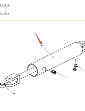 Steering cylinder part number 4812266734