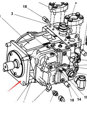 Traveling pump part number 4812266042 