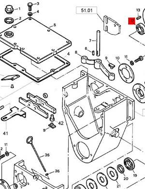  BOMAG radial seal part number 09311911 