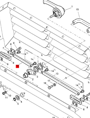 BOMAG rail part number 58070965 