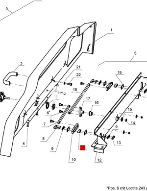 BOMAG slider pad part number 58070902 