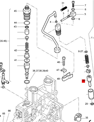 BOMAG engine oil pump part number 05720440