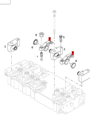 BOMAG walking motor part number 05818224