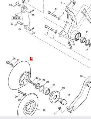 BOMAG Trimmer Blade Part Number 6400321