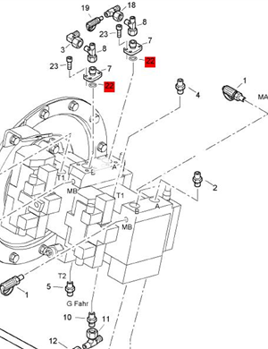 BOMAG interface O-ring part number 06222056 