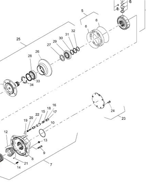 BOMAG Fluid Distribution Assembly Part Number 05818344 